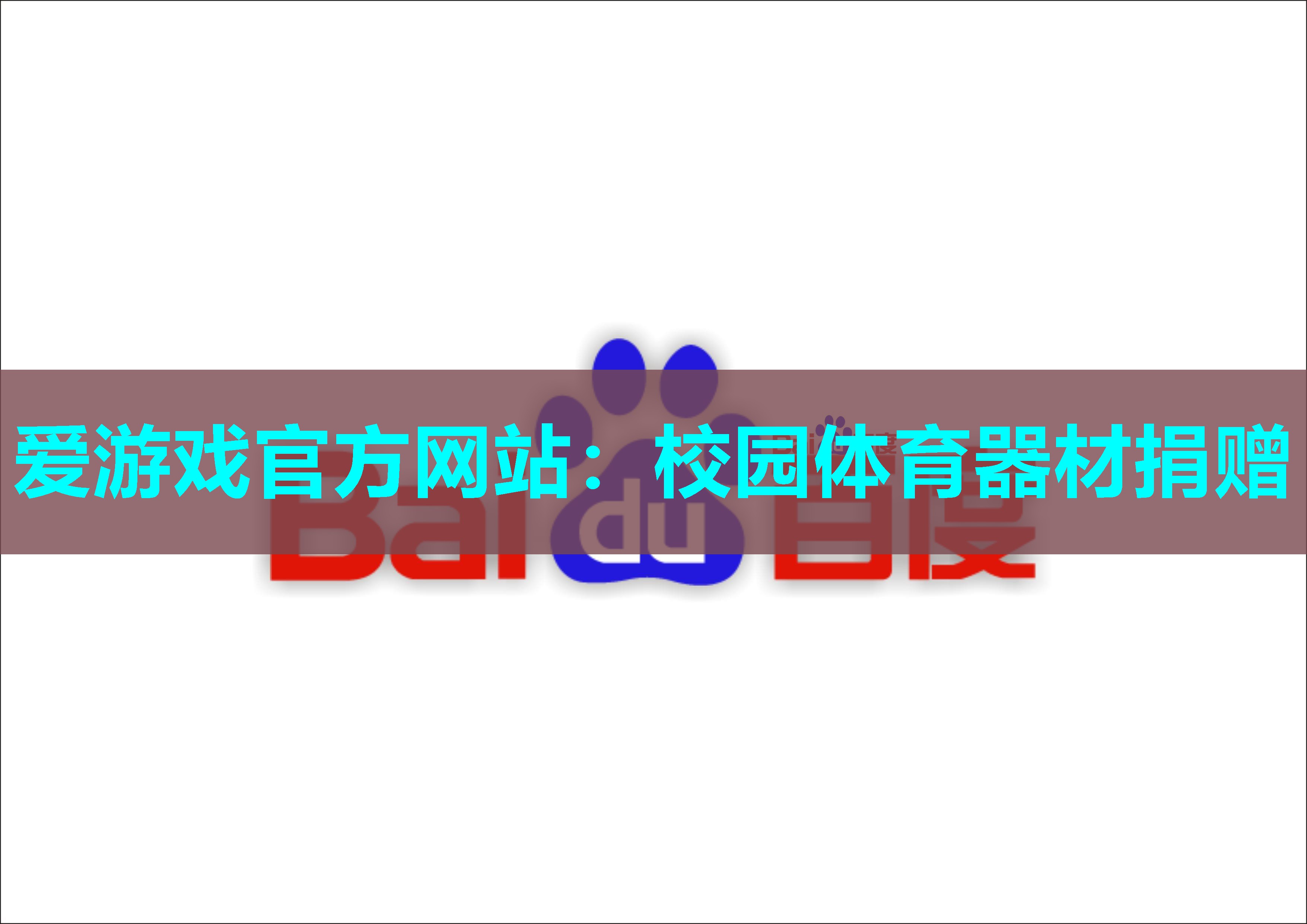 校园体育器材捐赠